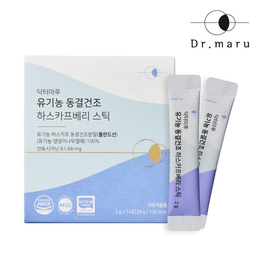 닥터마루 유기농 동결건조 하스카프베리 스틱 2g x14포 - 상품 이미지