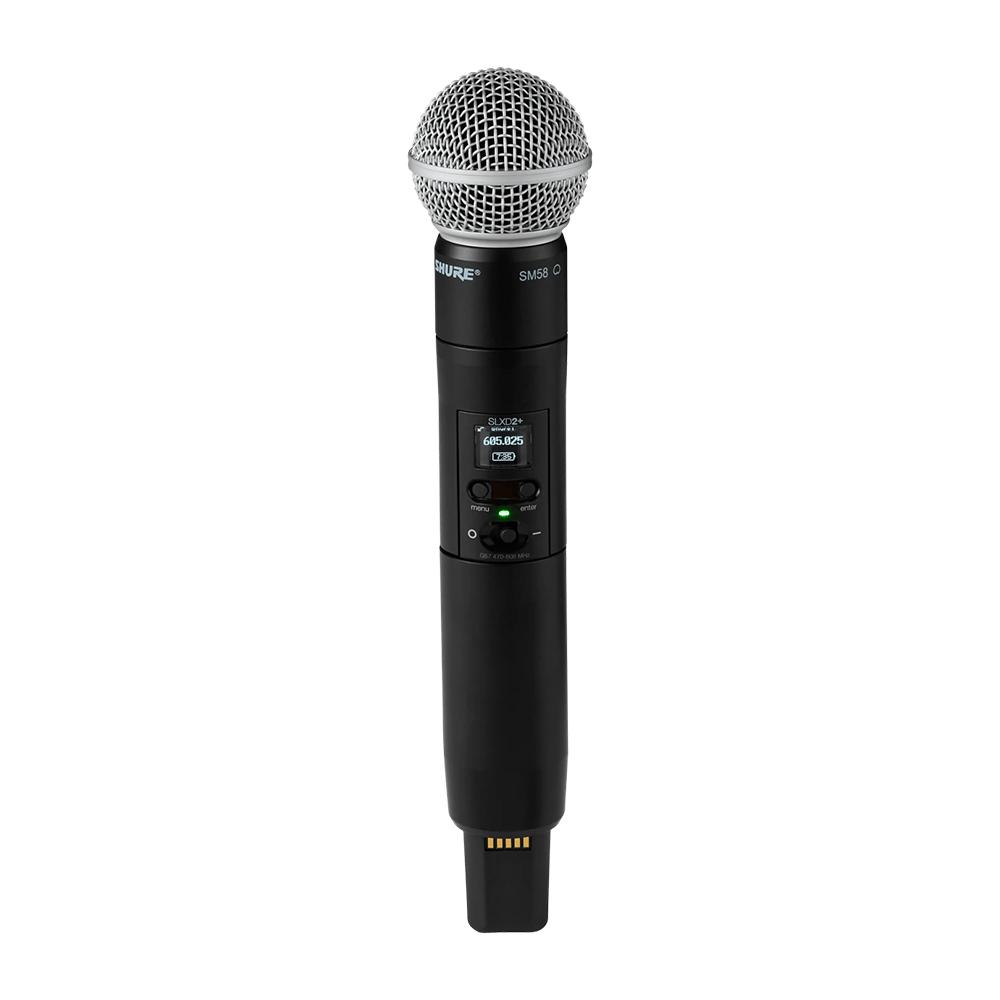 SHURE SLXD24D+/SM58 슈어 2채널 무선 핸드 마이크 세트 SLXD24D+/58 이미지 6