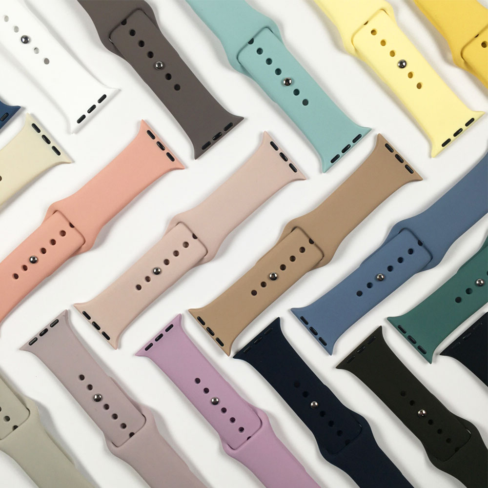 우먼스9999 애플워치 11 스트랩 실리콘 젤리 밴드 10 9 8 7 6 SE2 SE3 호환 시계줄 제품 이미지