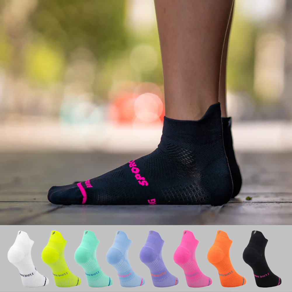 스포크스 러닝양말 로우컷 여름 마라톤 삭스 SPORCKS 블랙, XS (220-235mm) - 상품 이미지