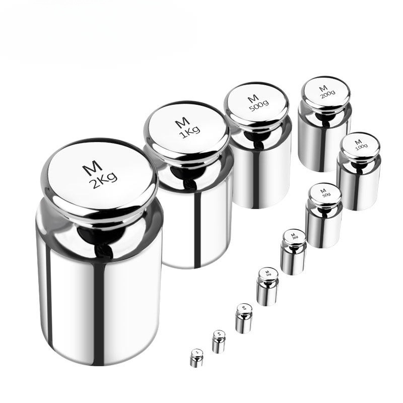 저울 교정추 중량 고리형 분동 무게 측정 도구 크롬 표준 평형 M1 크롬 80g (상자 없음) - 상품 이미지