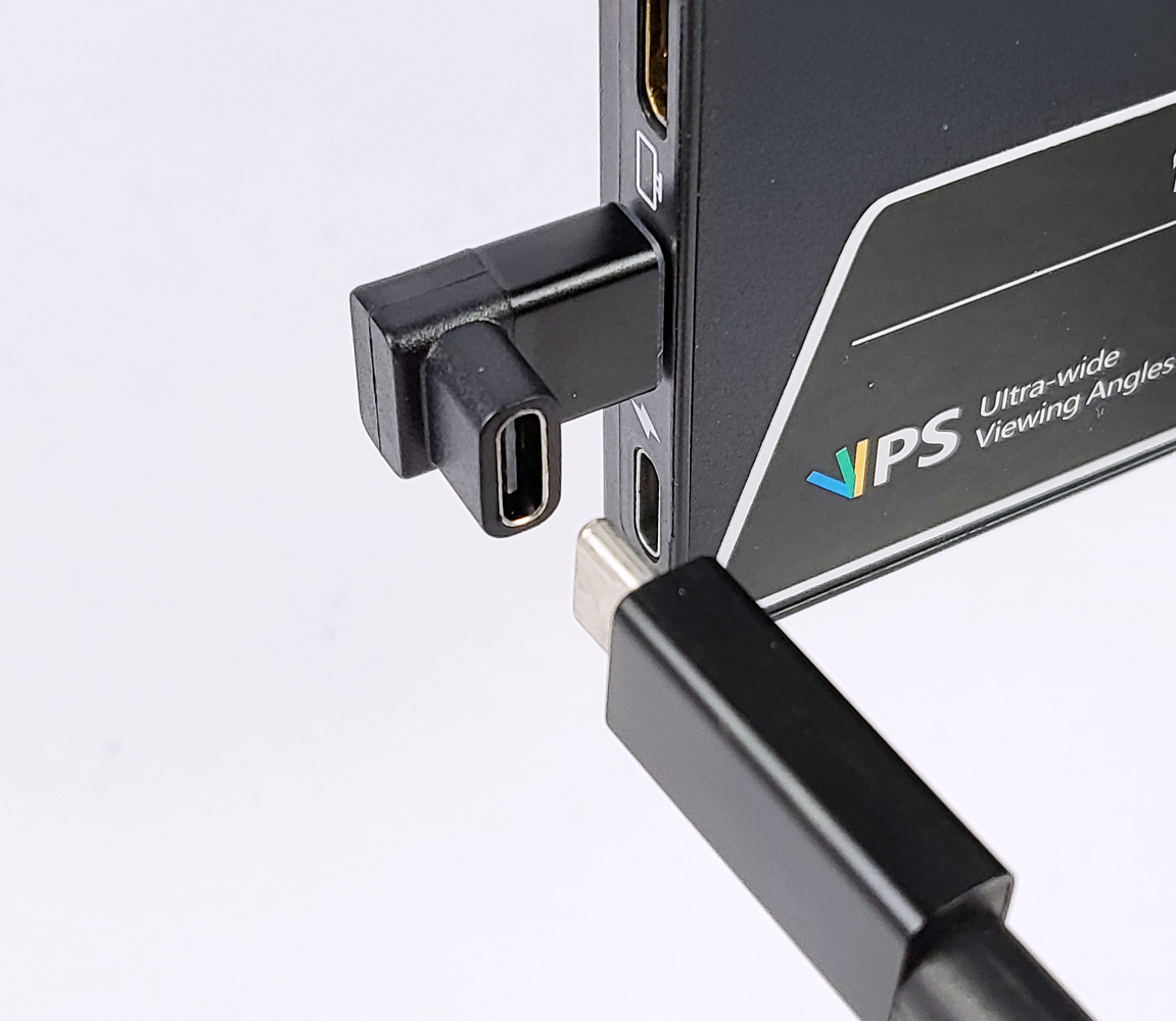 USB C 타입 직각 90도 꺽임 선정리 커넥터 - 상세 이미지 4
