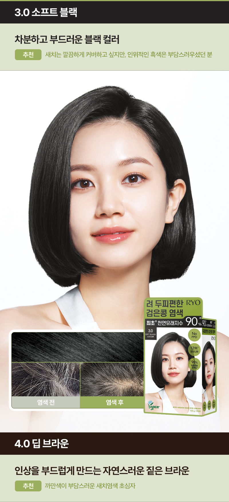 RYO Black Bean Scalp-Friendly Gray Hair Color - description 11