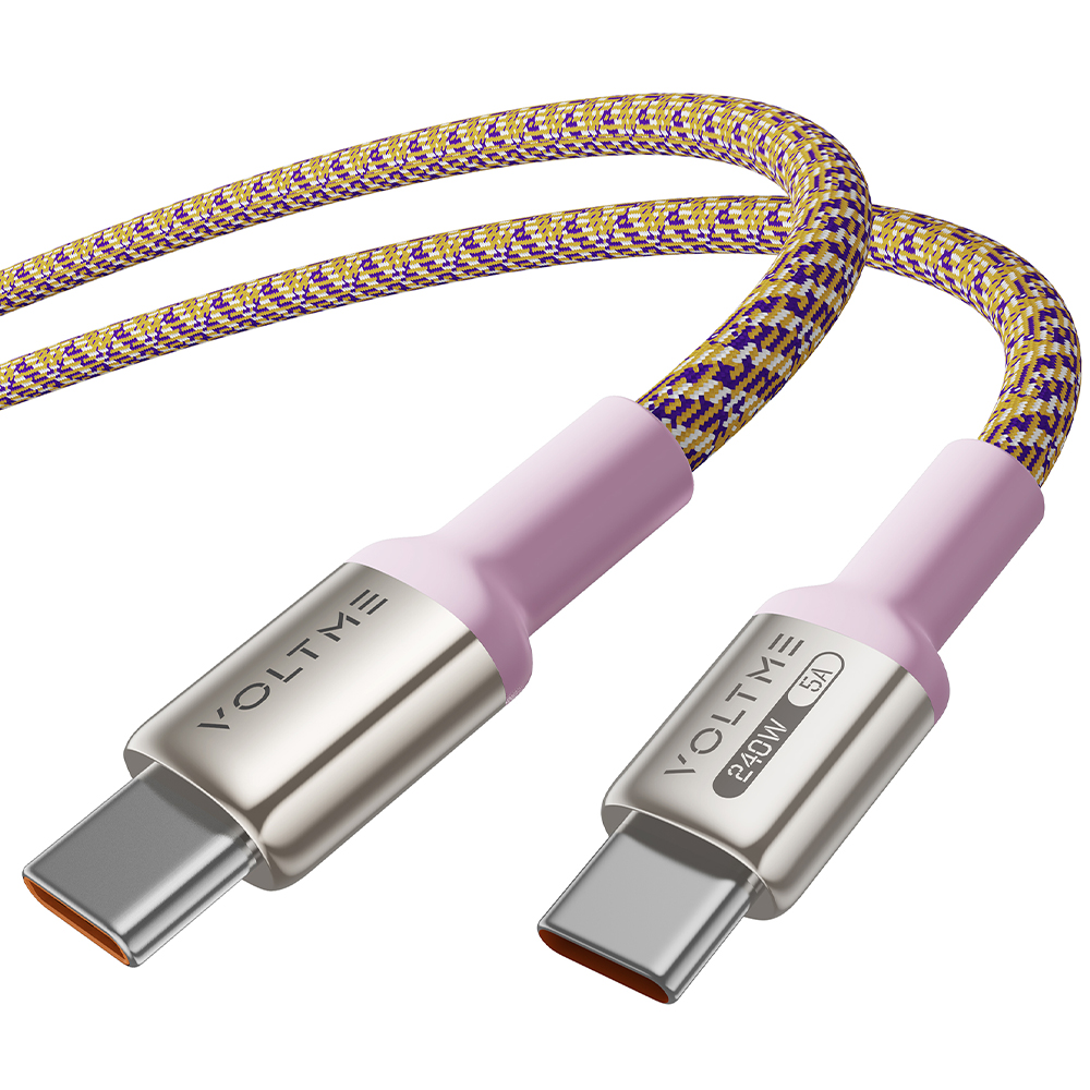 볼트미 Pixel 240W PD3.1 C to C타입 초고속 충전케이블 레드(핑크), 1개, 2m - 상세 이미지 2