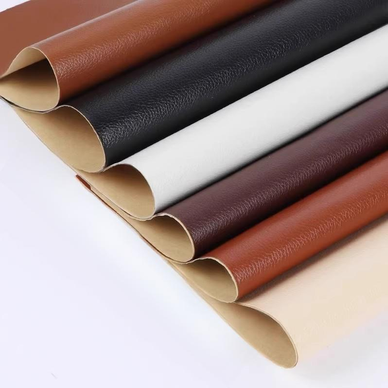 자체 접착 가죽 운전석 테이프 카시트 천연원단 20cm x 30cm 2장 블랙 - 상품 이미지