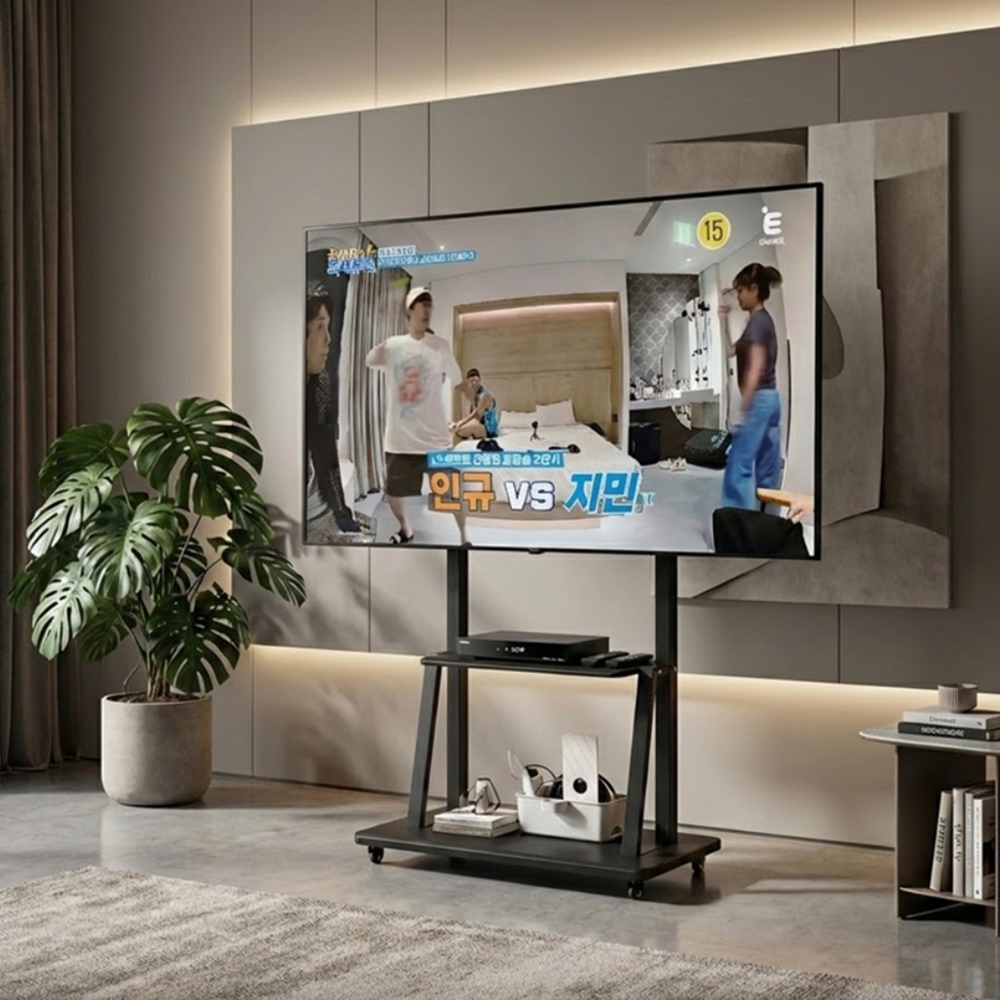 대형 높이조절 이동식 TV 거치대 TLC 선반형 189cm(75인치) - 상세 이미지 3