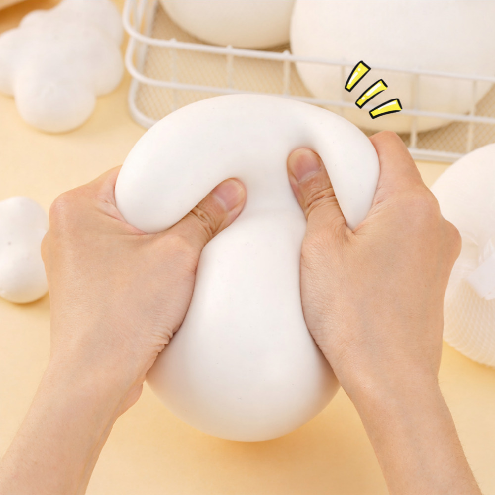 [KC인증] 빌리네집 대왕 호빵 말랑이 10cm 스퀴시 호호호빵 스트레스볼 이미지 8