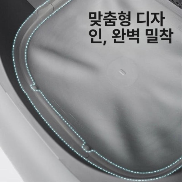 프리미엄 자동 고양이 화장실 인테리어 배변통 가정용 누수 방지 패드 단일 감지식 그레이 그레이 누수 방지 패드 - 상세 이미지 3