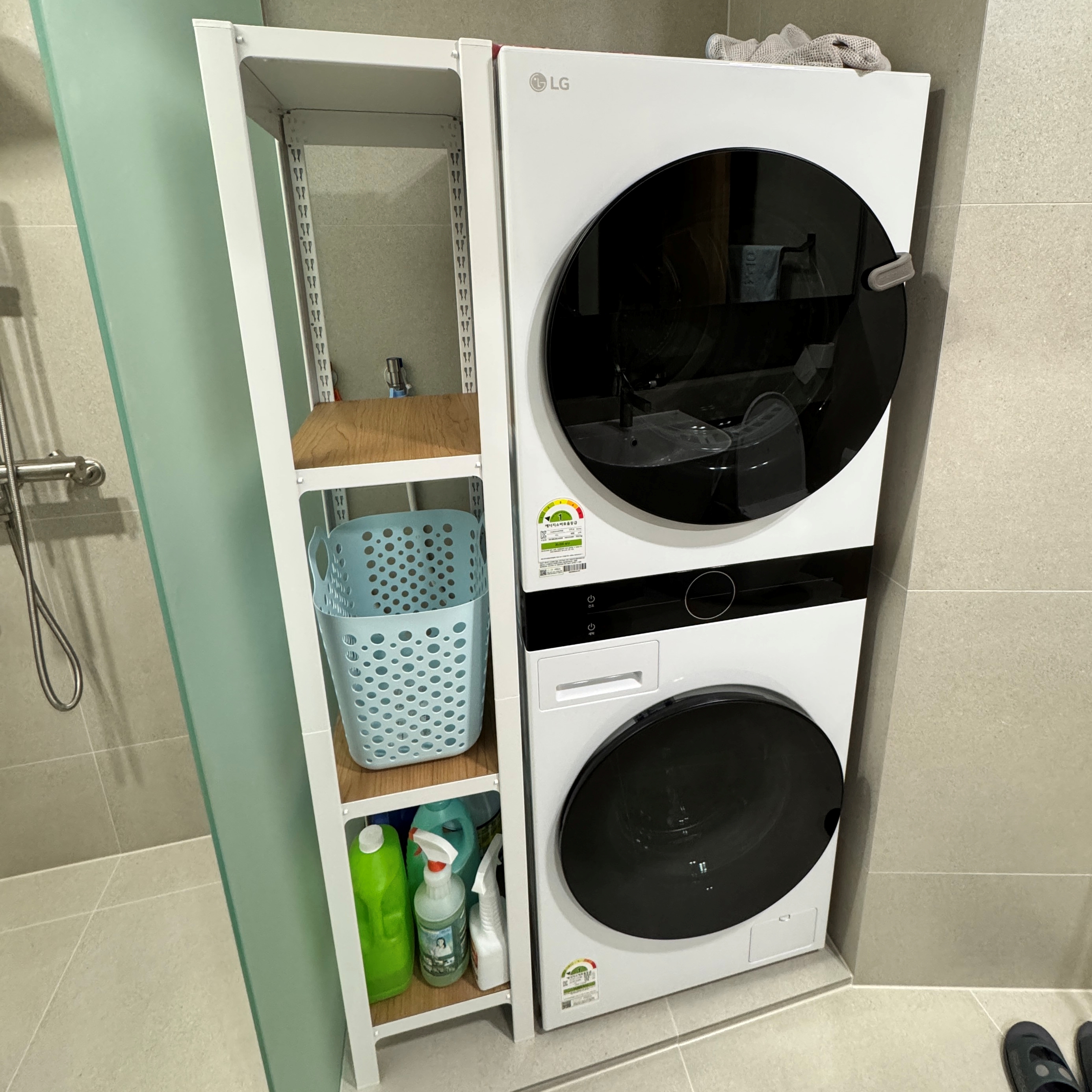 틈새수납장 철제 다용도실 베란다 거실 모듈 수납장 슬림 선반 랙 제작 3040120 5단