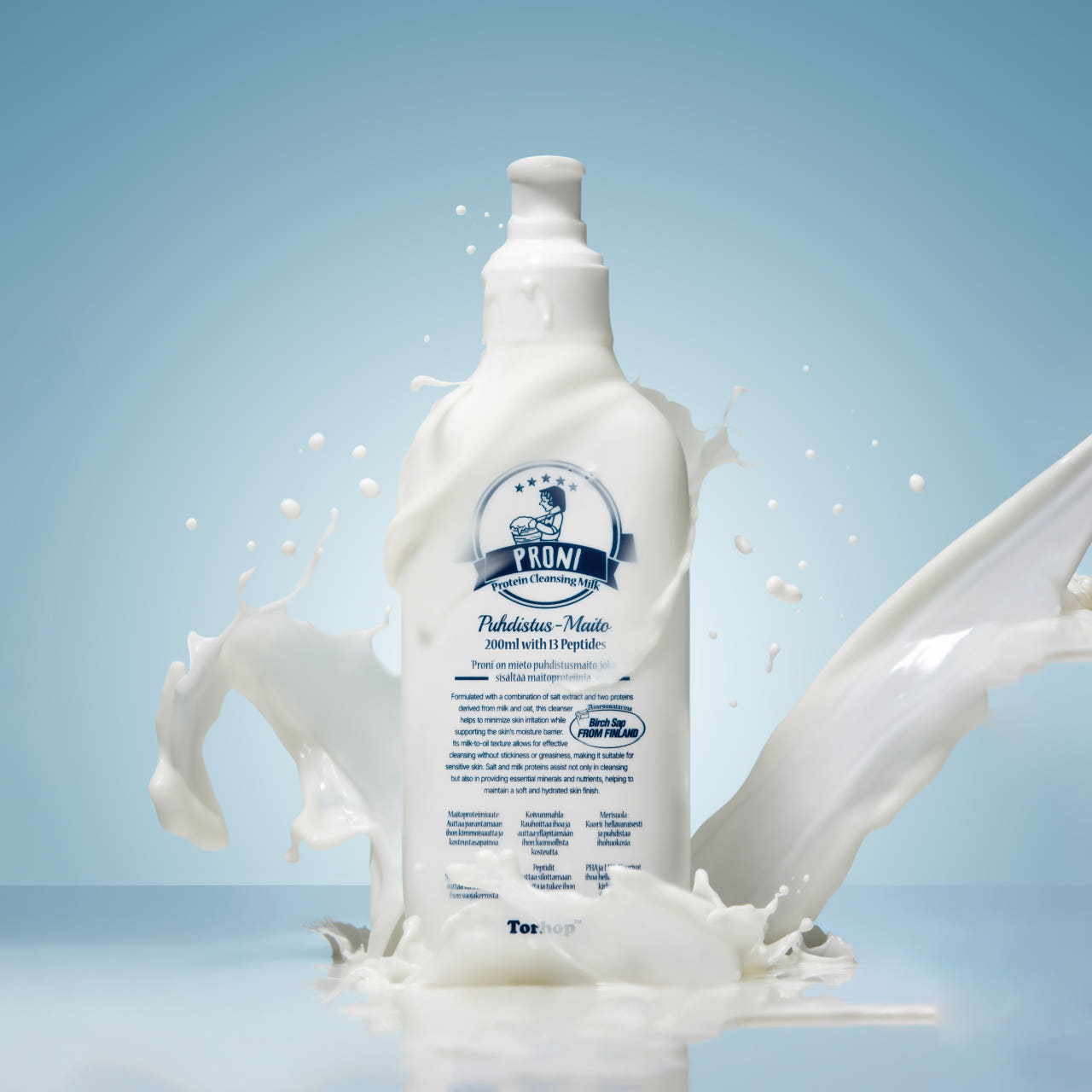 [단백질클렌징] 토르홉 프로니 클렌징 2종 세트 (밀크오일 200ml+팩클렌저 90ml) - 상세 이미지 4
