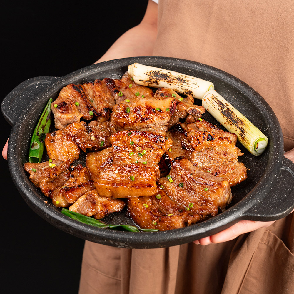 수제 양념 박포갈비 1kg 삼겹살 뼈삼겹 돼지 갈비 이미지 3