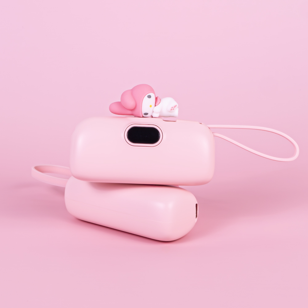 산리오캐릭터즈 22.5W 고속충전 도킹형 보조배터리 5000mAh, 마이멜로디 - 상세 이미지 2