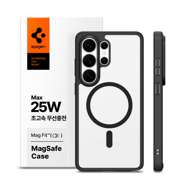 25W 충전 슈피겐 갤럭시 맥세이프 케이스 울트라하이브리드맥핏