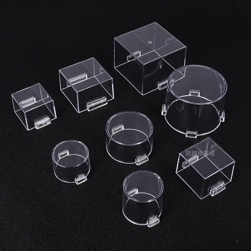비상 스위치 커버 아크릴 방수 캡 투명 산업용 비상정지 원형 36x20mm - 상세 이미지 2