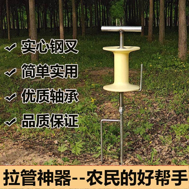 약줄 가이드 꼬임 방지 유인기 롤러 농약줄 회전판 금속 재질 약줄가이드 나일론 샤프트 풀러+접지 - 상세 이미지 3
