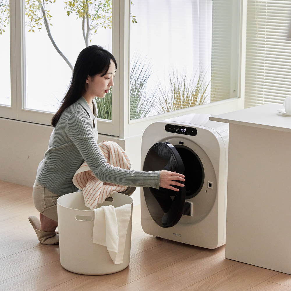 미닉스 미니건조기 3.5kg PRO+빨래 소형 원룸 수건 아기옷 살균 상품 이미지