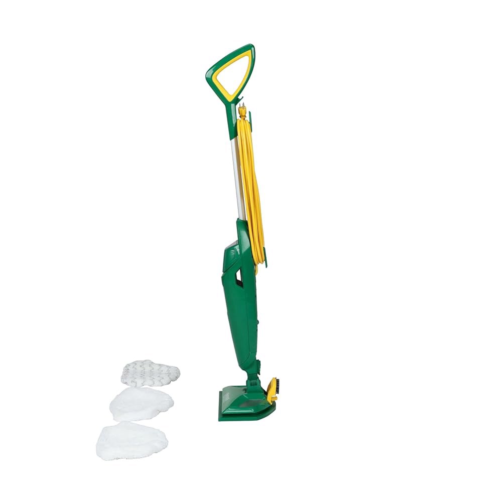 Bissell Commercial-BGST1566 스팀 걸레 파워 스티머, 폭 12.5인치, 매일 사용할 수 있는 소프트 패드 2개와 무거운 지저분함을 위한 스크럽 1개가 포함되어 - 상세 이미지 3