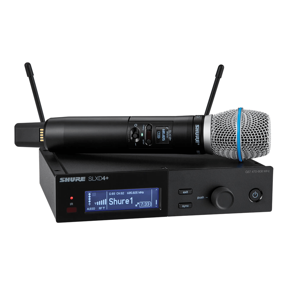 SHURE SLXD24+/BETA87A 슈어 무선 핸드 마이크 세트 SLXD24+/B87A - 상세 이미지 2