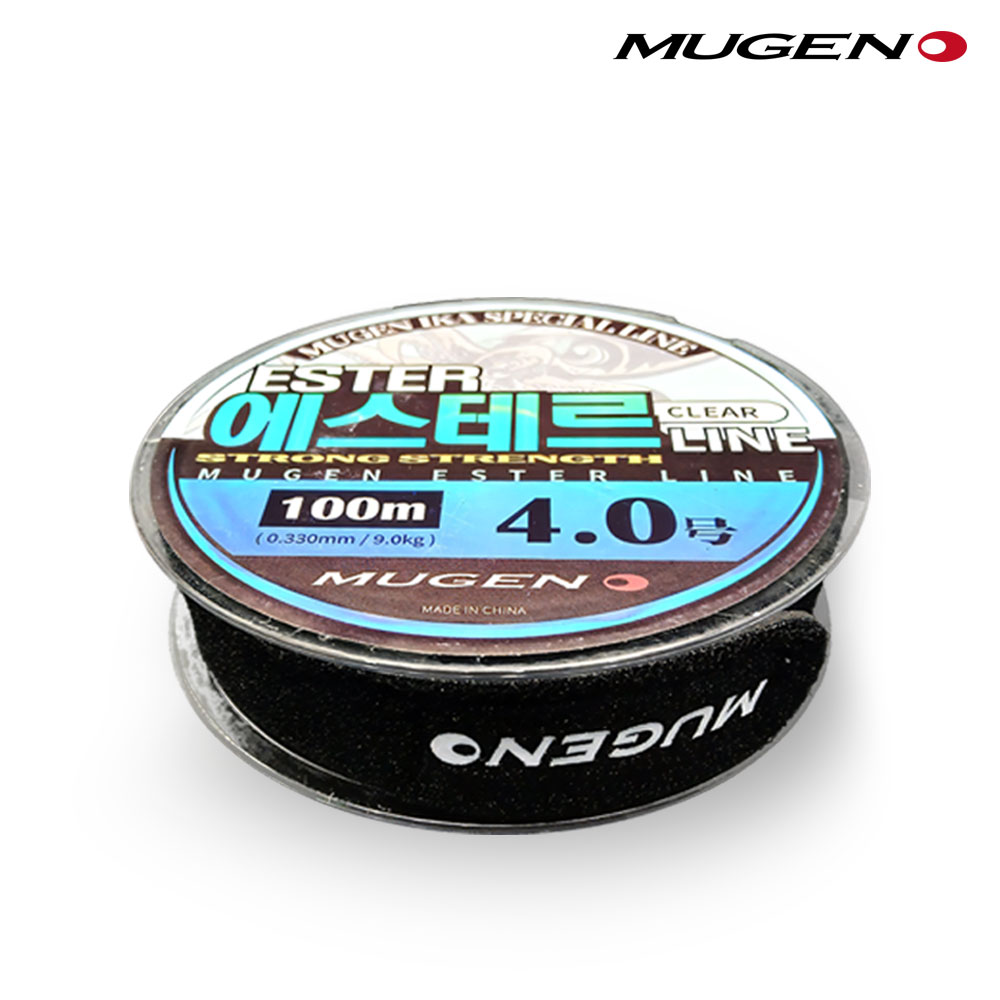 무겐 에스테르 라인 한치 쭈갑 자작채비 쇼크리더 투명 블랙 MG-043 100m 2.5호 - 상세 이미지 2