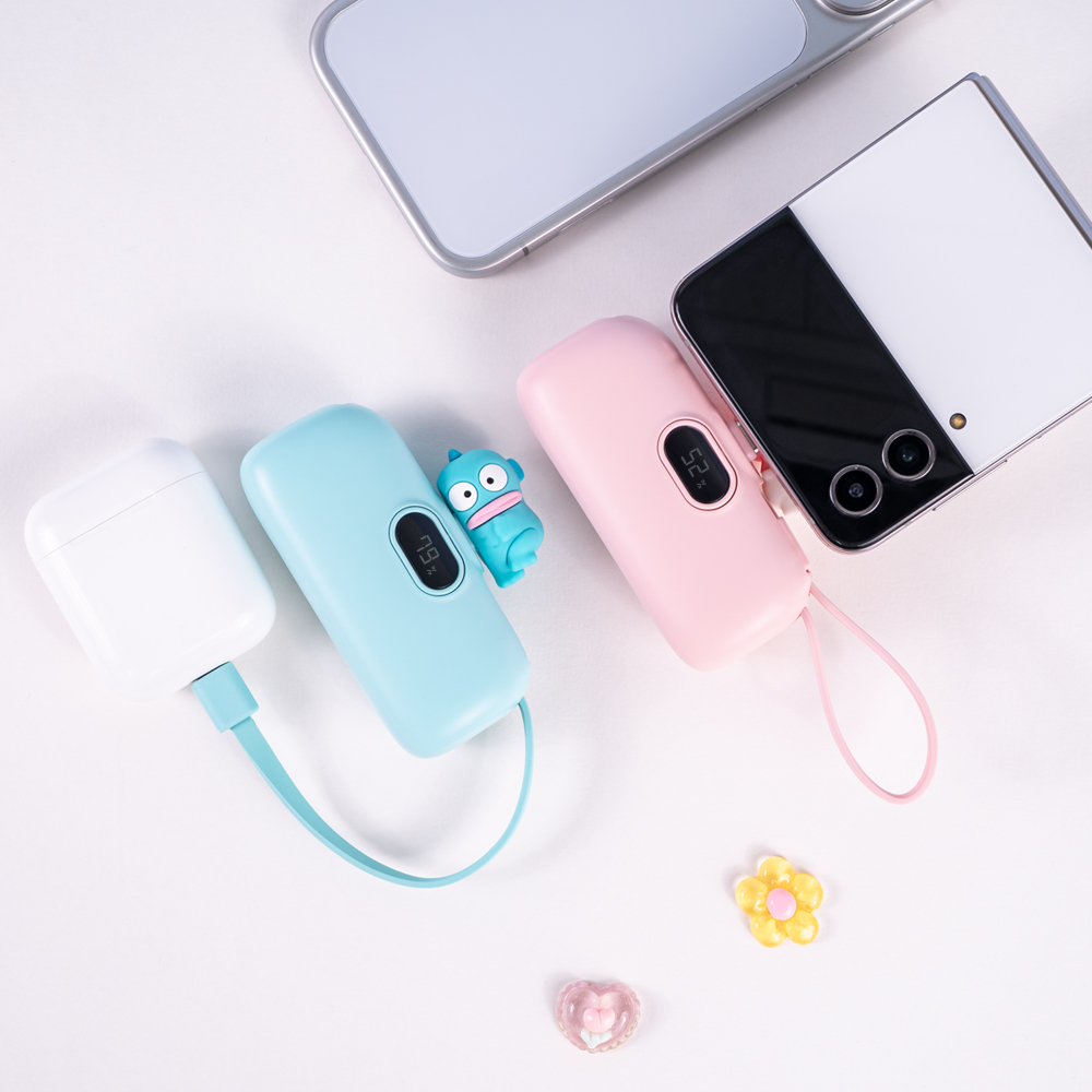 산리오캐릭터즈 22.5W 고속충전 도킹형 보조배터리 5000mAh, 한교동 - 상세 이미지 3
