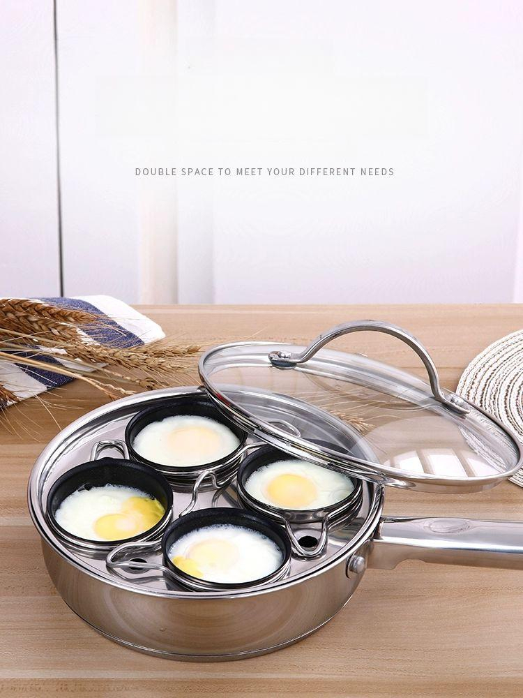 수란기계 에그 찜기 쿠커 계란 삶는 반숙 달걀 18cm 4컵 18cm 계란 찜기 - 상품 이미지