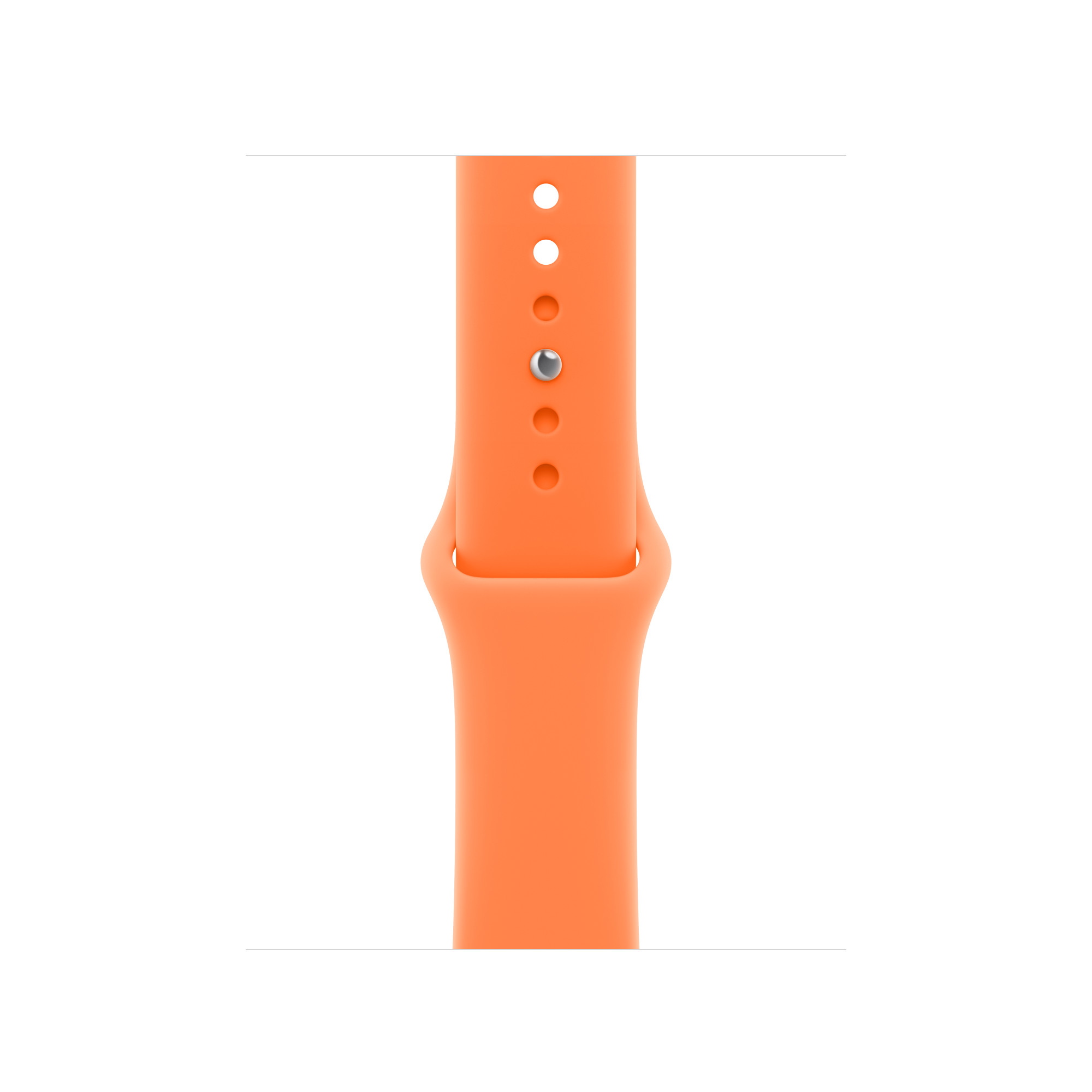 애플 정품 애플워치 스트랩 40mm 스포츠 밴드, S/M, 클레멘타인 - 상품 이미지