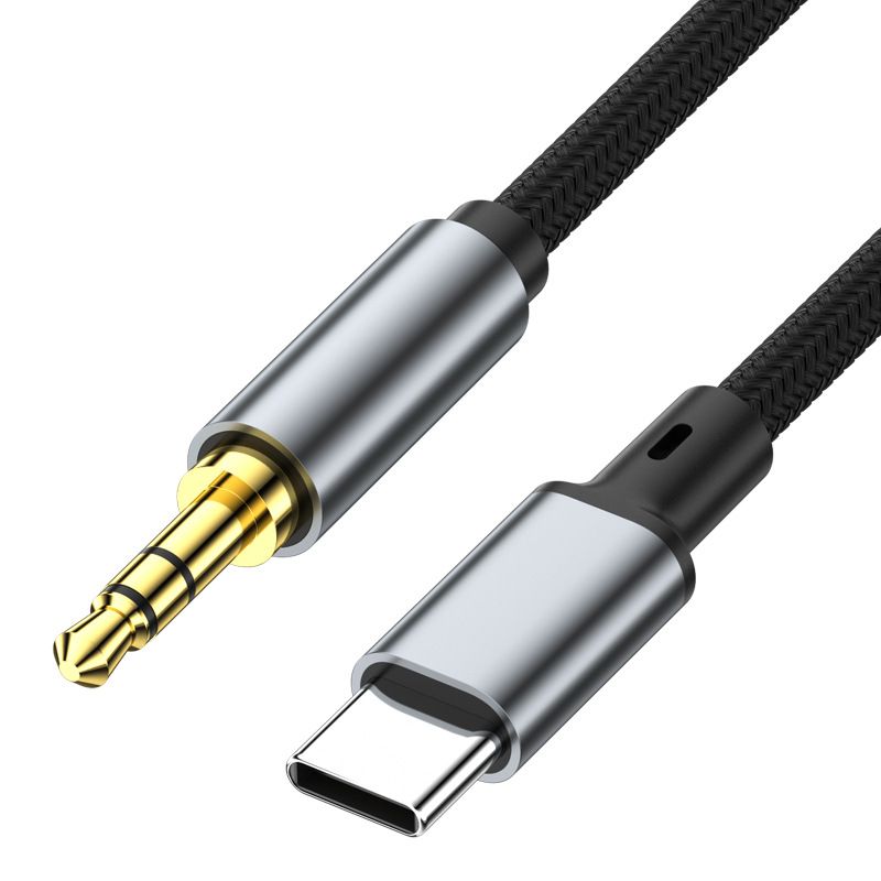 옵토프로 C타입 to 3.5mm AUX 스테레오 오디오 케이블 0.5m 상품 이미지