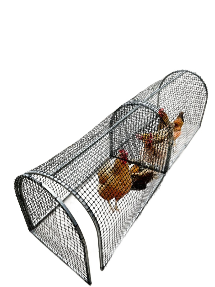 접이식 닭장 닭 가정용 야외 사육 터널 조립식 만들기 사육장 문 그물 계란 키우기 없는 - 상품 이미지