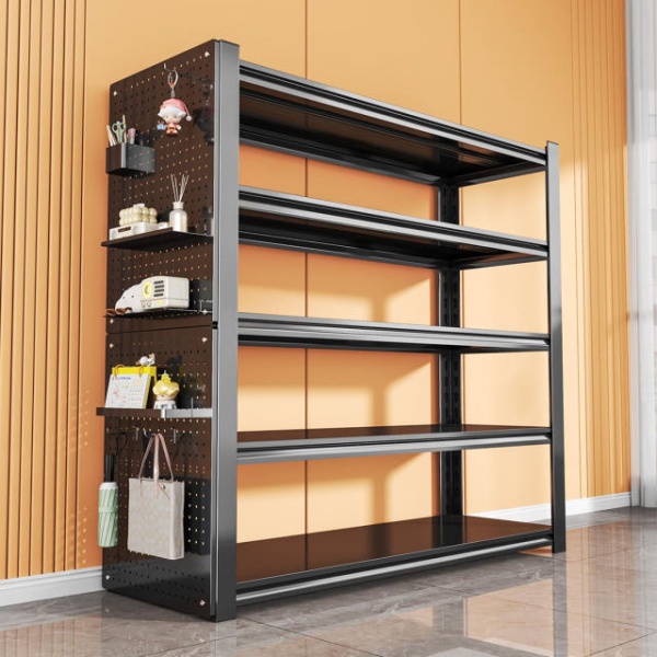 산업용 초강력 철제 적재대 물류창고 창고 정리 진열장 거치대 6단 화이트 198cm 150x50cm 4단 화이트 118cm 70x40cm - 상세 이미지 2
