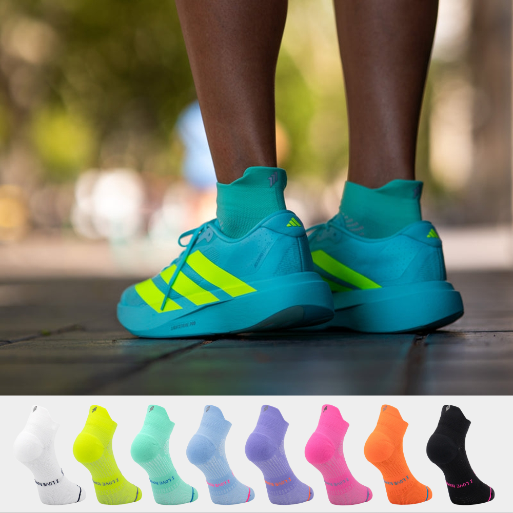 스포크스 러닝양말 로우컷 여름 마라톤 삭스 SPORCKS 그린, XS (220-235mm) - 상품 이미지