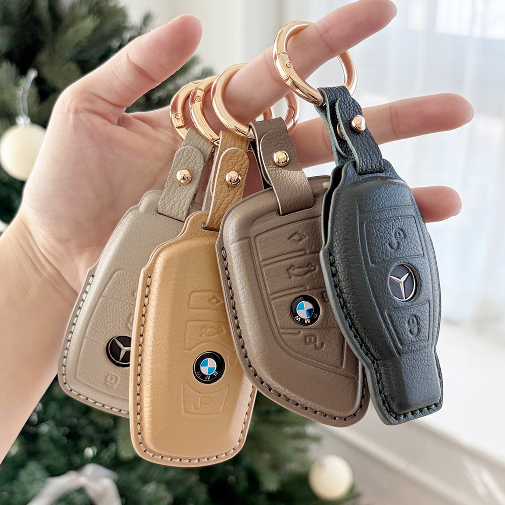차 키케이스 키커버 조약돌 그랜저 기아 벤츠 BMW 가죽 홀더 A-현대 이미지 4