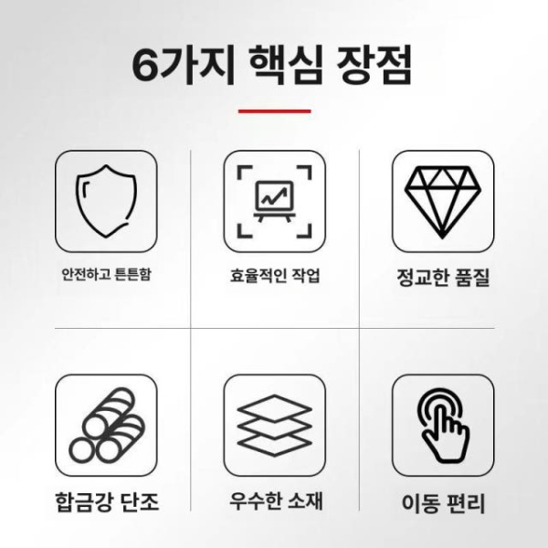 튼튼한 보도블럭 경계석 클램프 석재 집게 콘크리트 보강토 벽돌 두꺼운 공기 바퀴 150kg 포함 23인치 33-70cm - 상세 이미지 3