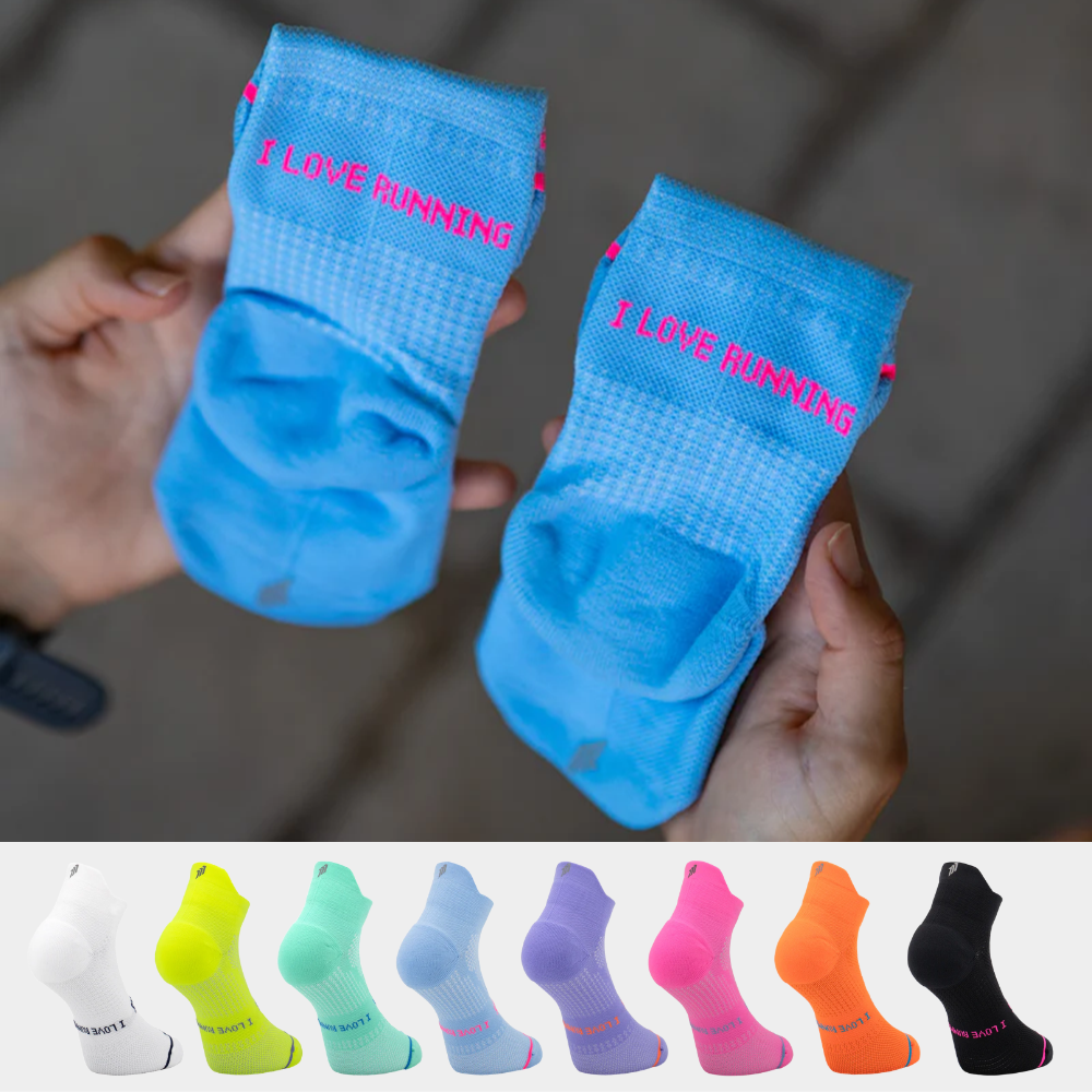 스포크스 러닝양말 로우컷 여름 마라톤 삭스 SPORCKS 블루, L (270-285mm) - 상품 이미지