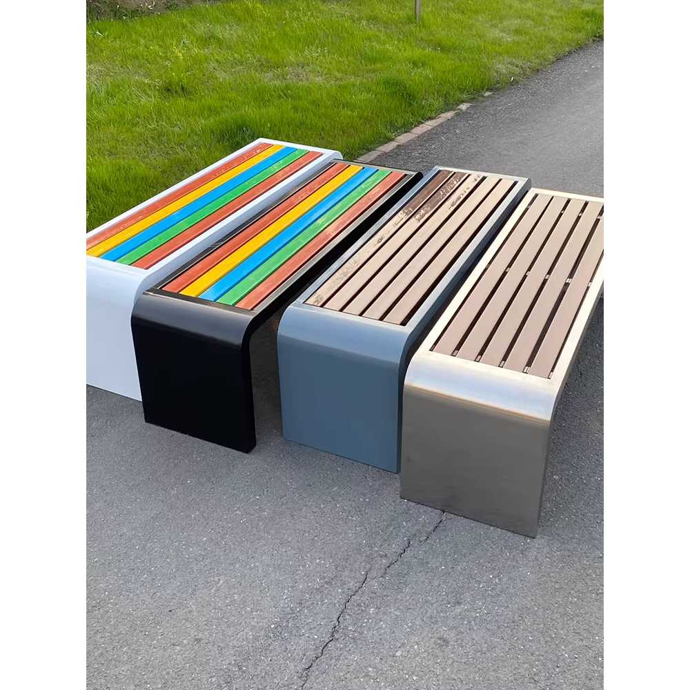 공원 벤치의자 야외 정원 학교 버스정류장 공공시설 1.2mx40cmx45cm 이미지 6