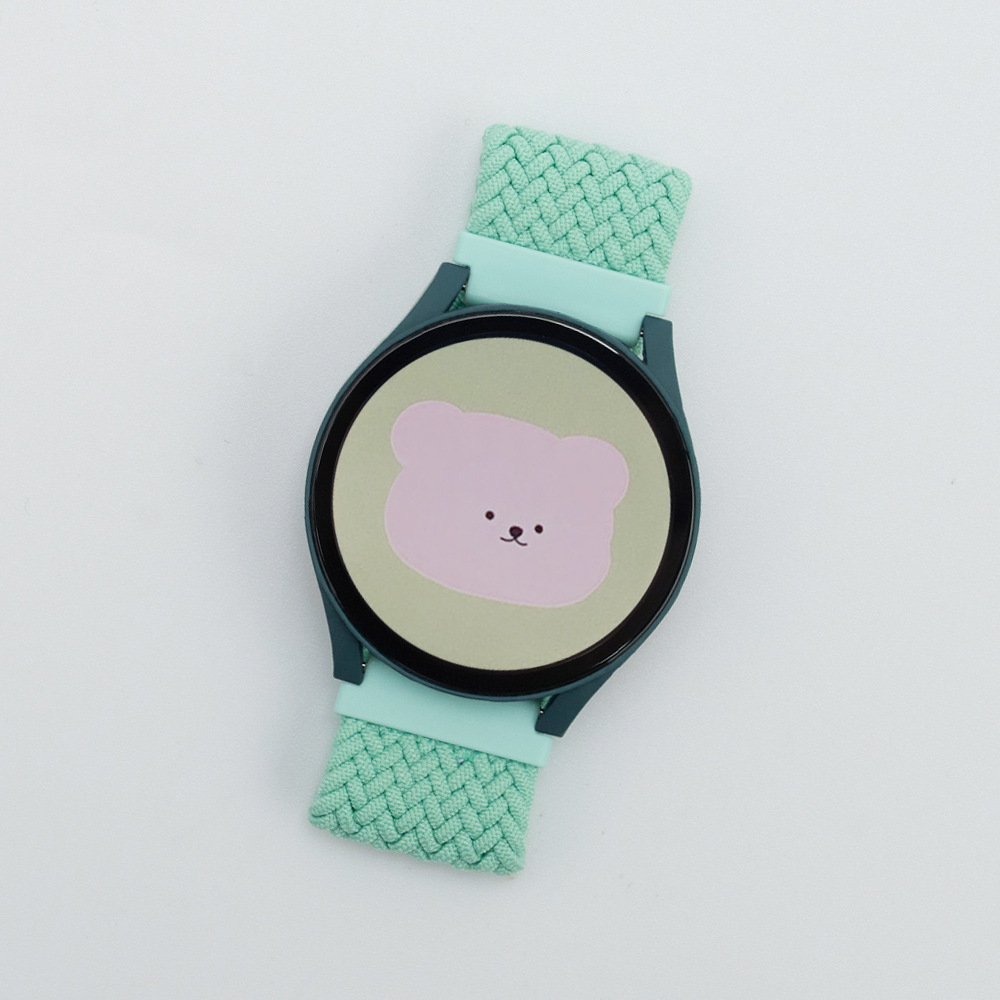 우먼스9999 갤럭시워치 7 스트랩 브레이드솔로루프 갤워치 6 5 4 클래식 액티브2 호환 밴드 시계줄 제품 이미지