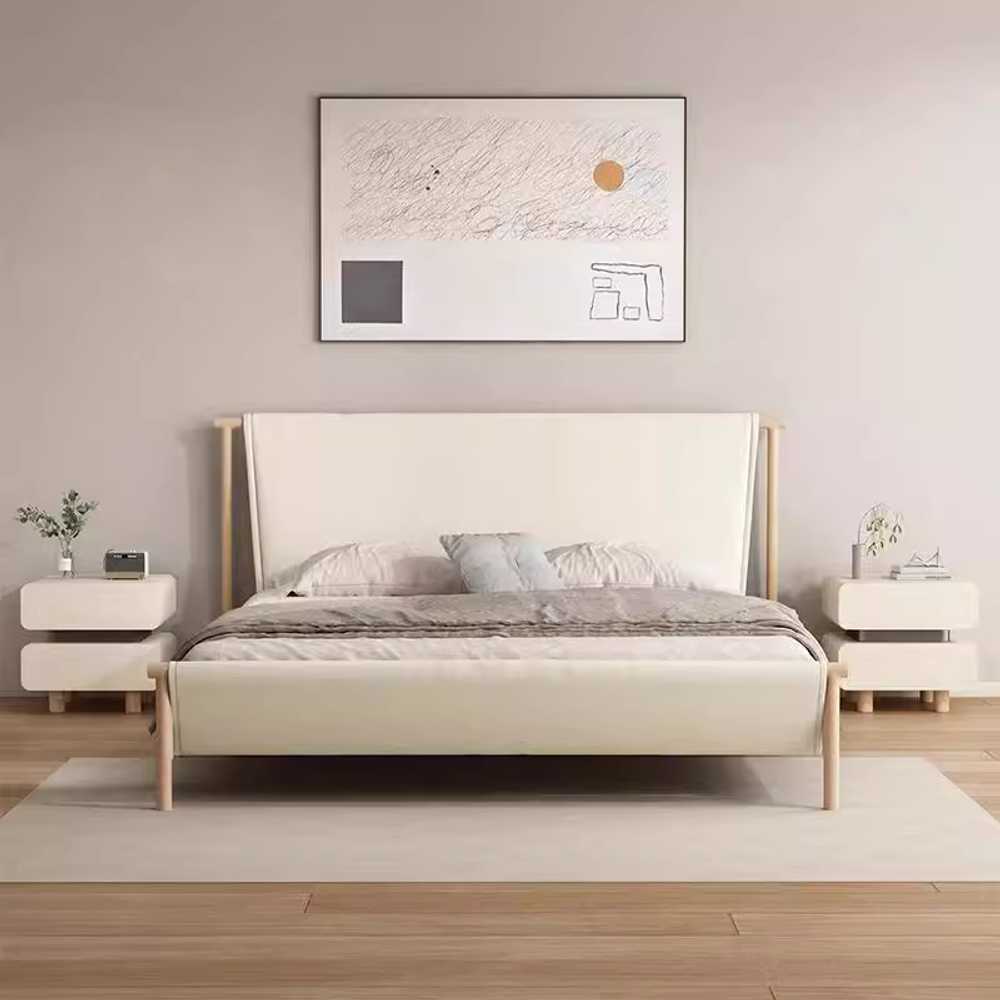 거실 협탁 서랍 인테리어용 목재 침실 침대 옆 가구 40x40x47 - 상세 이미지 5