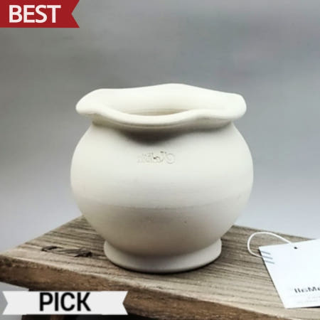 [CPICK101협력사]수제 토분 칼리스타 K01 웨이브허니자 10x10cm 화분 픽앤코401