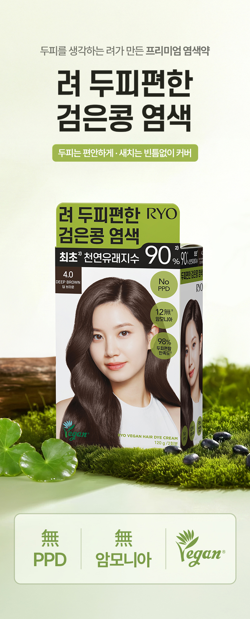 RYO Black Bean Scalp-Friendly Gray Hair Color - description 2