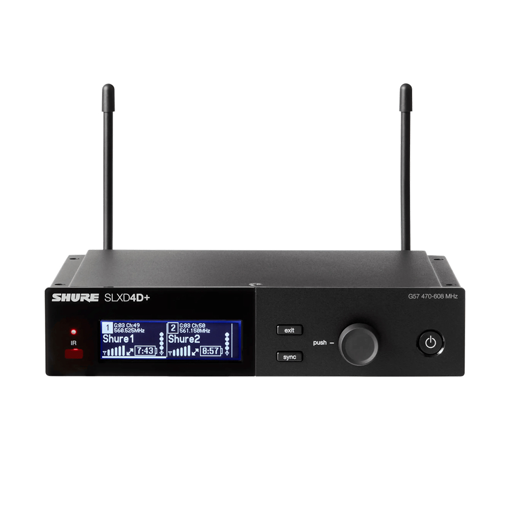 SHURE SLXD24D+/SM58 슈어 2채널 무선 핸드 마이크 세트 SLXD24D+/58 - 상세 이미지 5