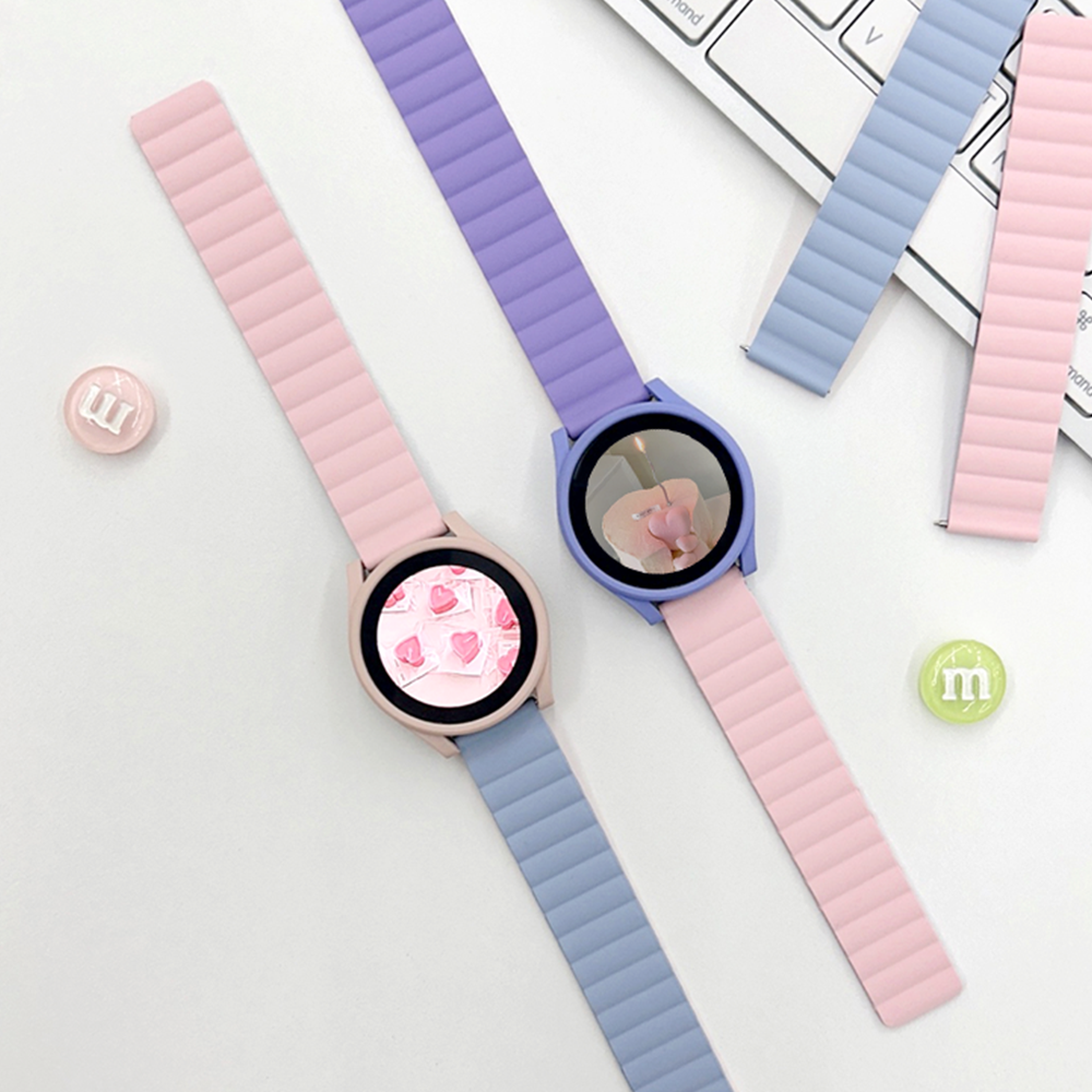 우먼스9999 갤럭시워치 7 스트랩 마쉬멜로링크 갤워치 6 5 4 클래식 액티브2 호환 밴드 시계줄 제품 이미지