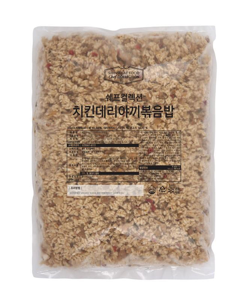 쉐프컬렉션 치킨데리야끼볶음밥 3KG