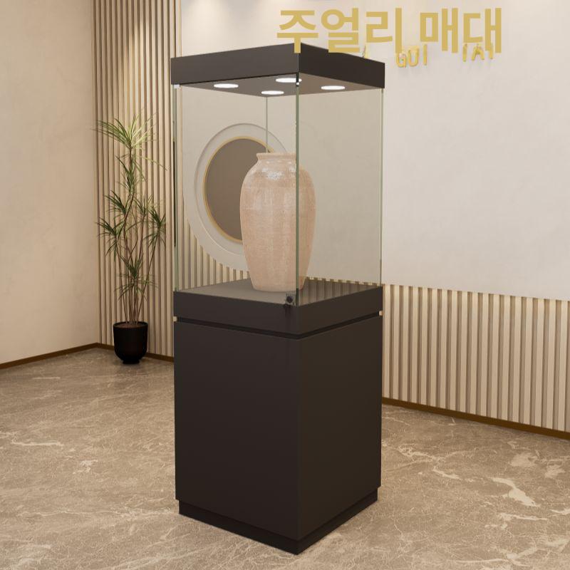 led 박물관 전시대 작품 미술관 쇼케이스 유리 골동품 도자기 미술품 진열장 귀중품 - 상세 이미지 4
