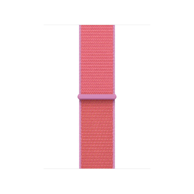 애플 정품 애플워치 스포츠 루프 42mm 브라이트 구아바 — 여름철 활동에 최적화된 소재는 무엇인가요?