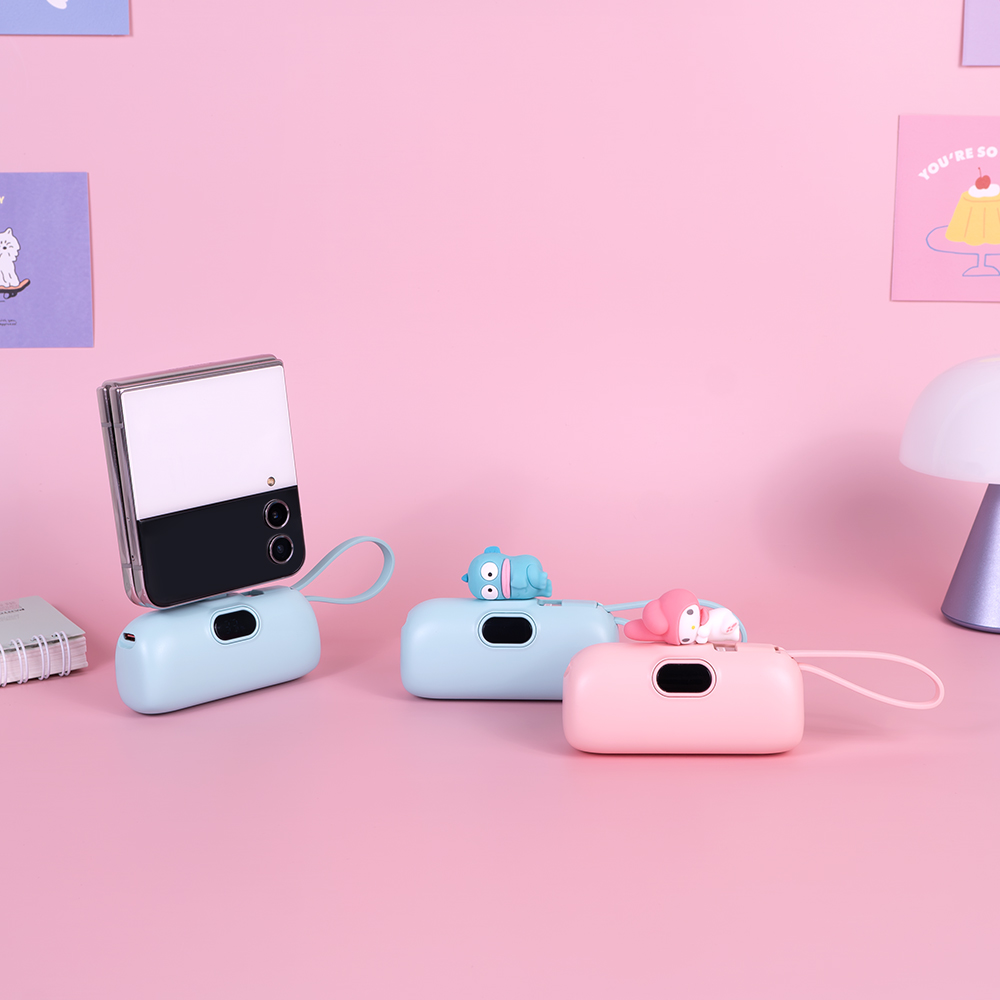 산리오캐릭터즈 22.5W 고속충전 도킹형 보조배터리 5000mAh, 한교동 - 상세 이미지 5