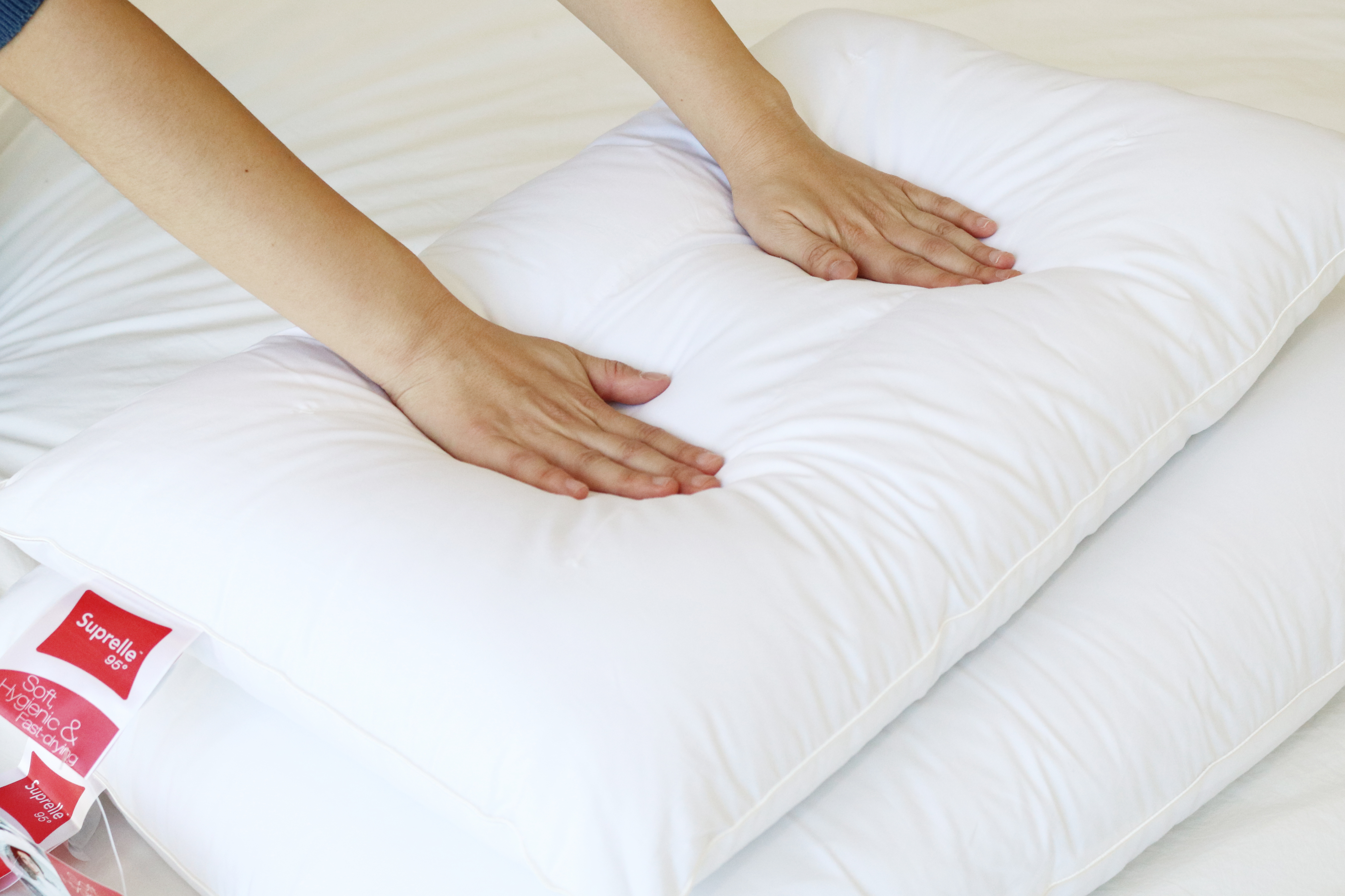 피넛버터젤리 슈프렐 95도 경추 베개솜 L 50x70 빨아쓰는 건조기 세탁 호텔식 베개