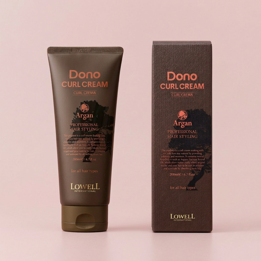 로웰 도노 컬 크림 200ml 컬 크레마 볼륨헤어 파마 컬링 에센스 남자 여자 웨이브 미용실 상품 이미지