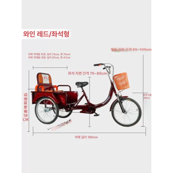 편안한 어르신용 선물 세트 포함 성인 여성용 장보기용 표준 좌석 중형 철제휠 산책용 평면 채소 바구니 철제 휠 - 상세 이미지 2