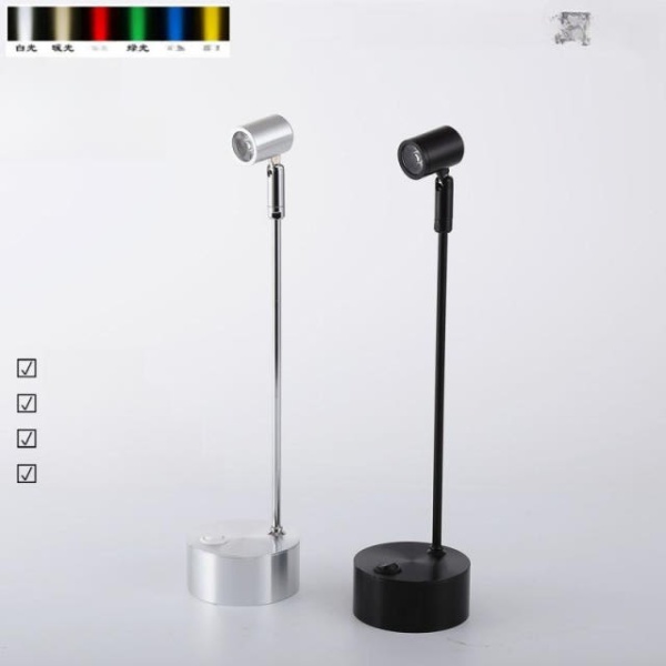 전문가용 고성능 LED 스팟조명 천장 카페 촬영 전시 무대 미술관 스탠다드 실버 14cm 3W 화이트 웜 스탠다드 기본 화이트 웜 - 상품 이미지
