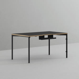 데스커 컴퓨터 책상 2.0 1400x800mm, 빈티지블랙 솔직 후기 | 실제 배치 사진 포함 - 상품 이미지 1