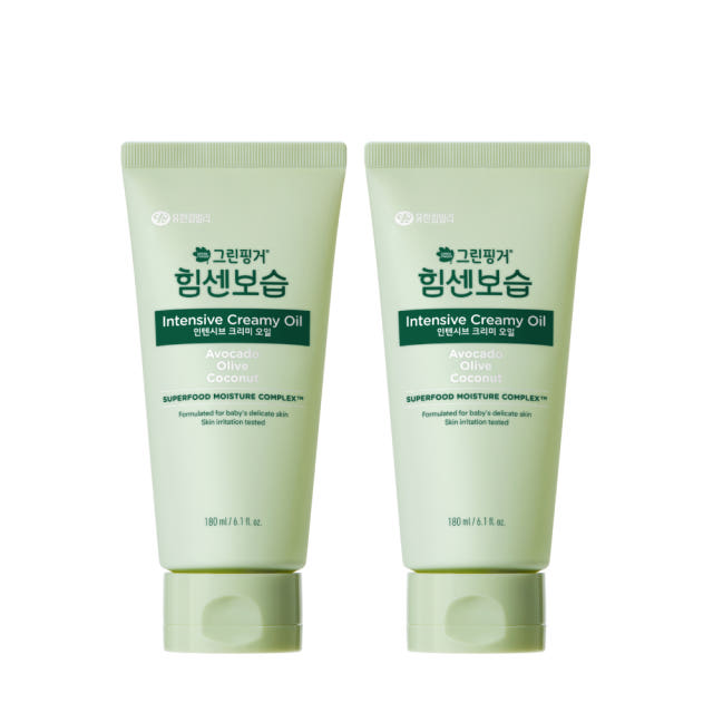 그린핑거 힘센보습 인텐시브 크리미오일 블루베리 바닐라향 180ml /